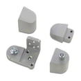 thumbnail image 1 of US Aluminum Style Storefront Door Pivot Hinge Set in Aluminum Finish - Choose Handing (Right Hand), 1 of 3