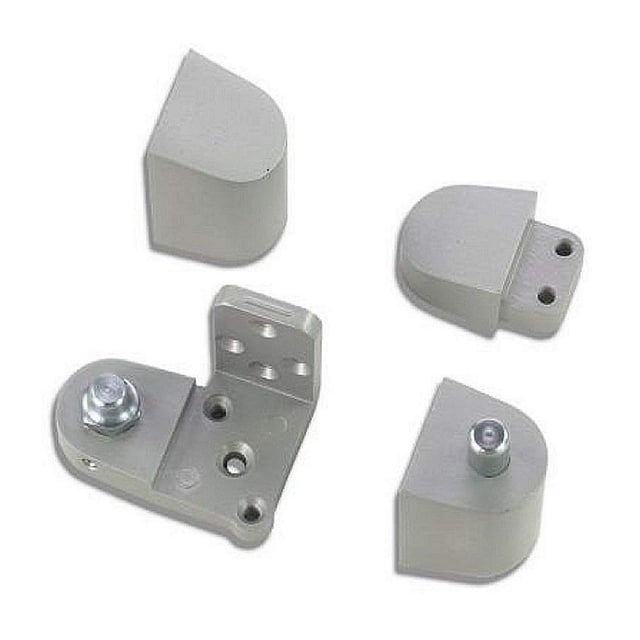 US Aluminum Style Storefront Door Pivot Hinge Set in Aluminum Finish - Choose Handing (Right Hand)