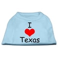 thumbnail image 1 of I Love Texas T-Shirts à Impression Écran Bleu Bébé TTG (18), 1 of 3