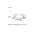 thumbnail image 2 of Platinum 4mm Flat Size 9 Wedding Band, 2 of 2