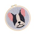 thumbnail image 1 of Ruiboury Punch Needle Kit DIY Needlework Animal Dog Embroidery for Adult Kid Starter C, 1 of 9
