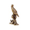thumbnail image 3 of DOLITY Brass Eagle Statue Bird Desktop Home Garden Home Decor Lawn Lifelike Decorations, 3 of 9
