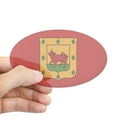 thumbnail image 1 of CafePress - Borgia Coat Of Arms - Sticker (Oval), 1 of 1