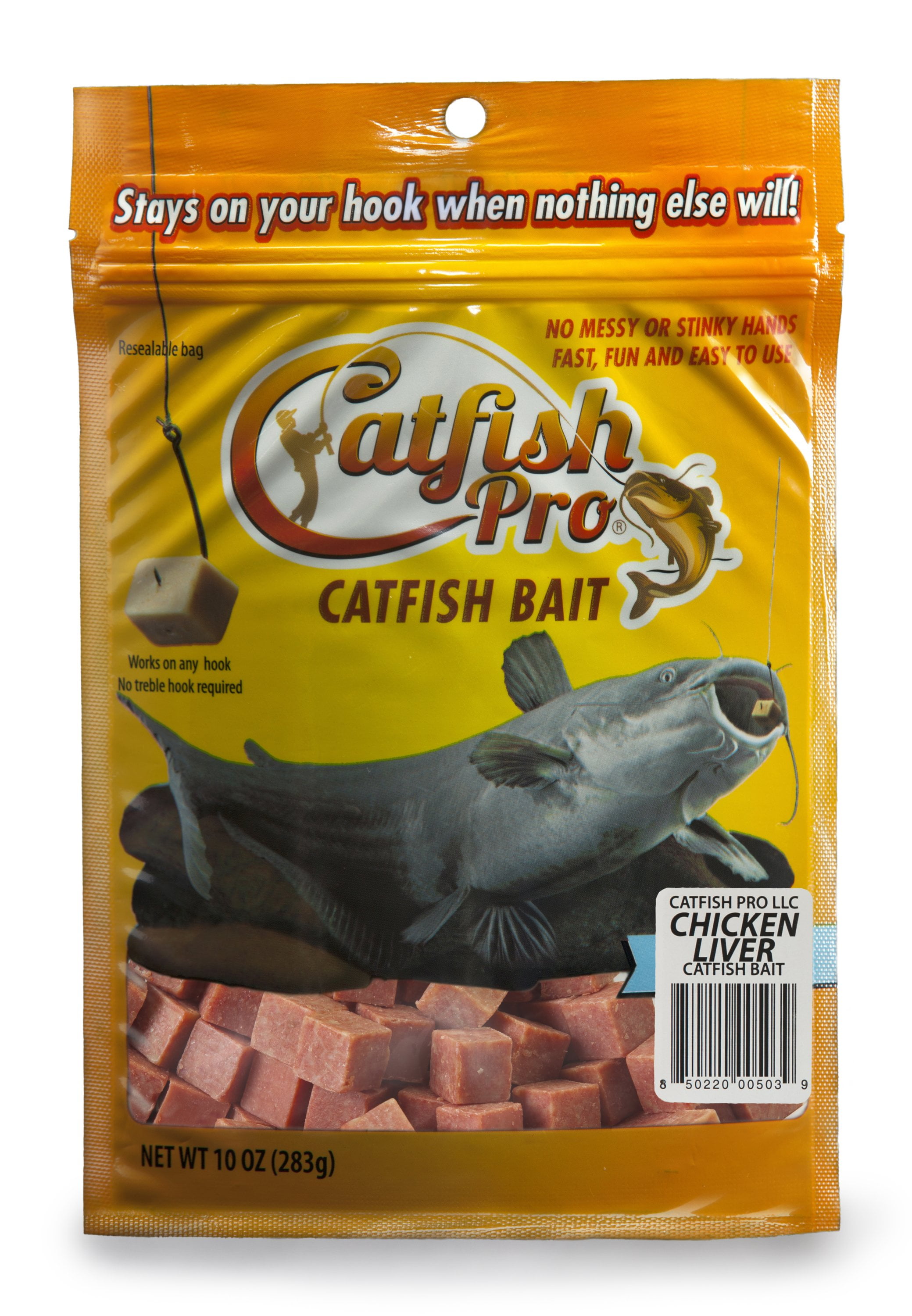 Catfish Pro Chicken Liver Catfish Bait Stays On Your Hook When Nothing