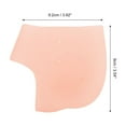 thumbnail image 2 of Unique Bargains 1 Pair Silicone Tape Hole Heel Protectors for Travelling Nude Silicone, 2 of 4