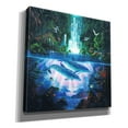 thumbnail image 2 of Epic Graffiti 'Dolphin Dreams 2' by Enright, Canvas Wall Art, 18"x18", 2 of 8