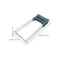 thumbnail image 2 of unbranded Pinza Clip Para Platos Azul Con Mango Curvo De Material PP Para Cocina Y Bar, 2 of 8