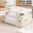 thumbnail image 4 of WEISIPU 2PCS Comforter Storage Bag 75L Large Zippered Storage Bag for Closet, Blanket Organizer with Handles for King/Queen Comforters, Pillows, Bedding/Quilt, Duvet Space Saver, 4 of 7