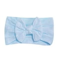 thumbnail image 4 of Zwiiyzr Bows for Girls Headbands 3PC Toddler Cute Bowknot Solid Color Baby Headdress Elastic Band Hair Band Hair Accessories for 0-3 Years Hot Pink, 4 of 7