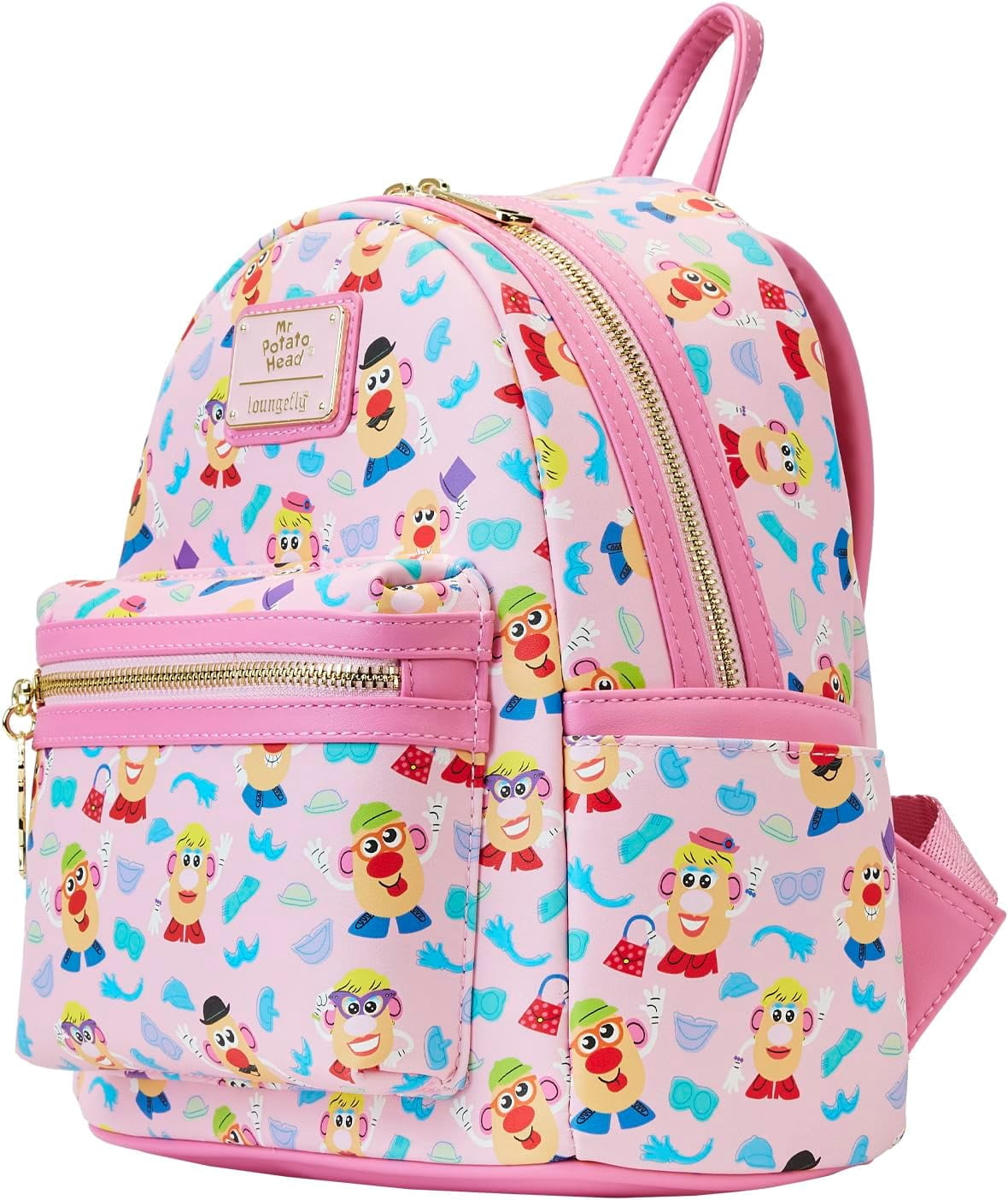 Loungefly Hasbro Mr. and Mrs. Potato Head All Over Print Mini Backpack