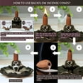 thumbnail image 4 of Backflow Incense Cones - Combo Pack of 20 Incense Cones Waterfall - 10 Palo Santo + 10 Oud - Incense Backflow Cones - Waterfall Incense Cones - Incense Waterfall Cones, 4 of 9