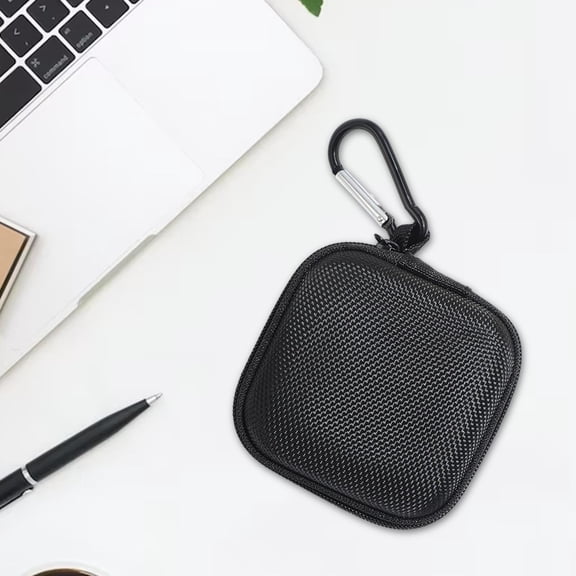 Funda para audífonos con estilo compacto Negro