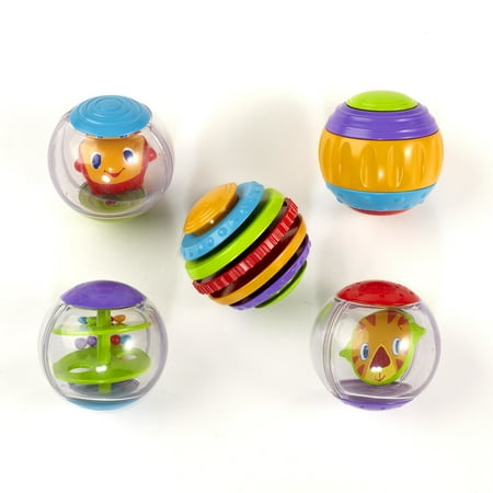 Bright Starts Shake & Spin Activity Balls Toy