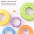 thumbnail image 2 of Círculo Anillos Apilables Juguete Bebé Arco Iris Torre Música Juguetes Niños Vasos Inevent FN002488-00, 2 of 6