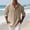 Khaki, variant on LEKWK Casual Henley Shirts for men Long Sleeve Cotton Linen Band Collar Button Down Beach Tops Lightweight Summer Vacation Pullover Regular Fit Daily Lounge Wear Khaki S