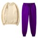 thumbnail image 2 of Puntoco Conjunto deportivo de pantalones deportivos informales con cuello redondo y sólido para mujer Puntoco Puntoco-8787, 2 of 5