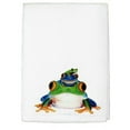 thumbnail image 1 of Betsy Drake GT456 Stacked Frogs Guest Towel, 1 of 4