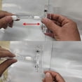 thumbnail image 4 of 5 pieces transparent price tag holder, rotatable price tag holder, 4 of 4