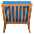 thumbnail image 5 of SAFAVIEH Vernon Outdoor Patio Rocking Chair, Natural/Royal Blue, 5 of 11