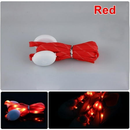 

1 Pair Eight-generation Led Luminous Shoelaces Colorful Luminous Shoelaces Colorful Running Shoes Fluorescent Shoelaces 120cm