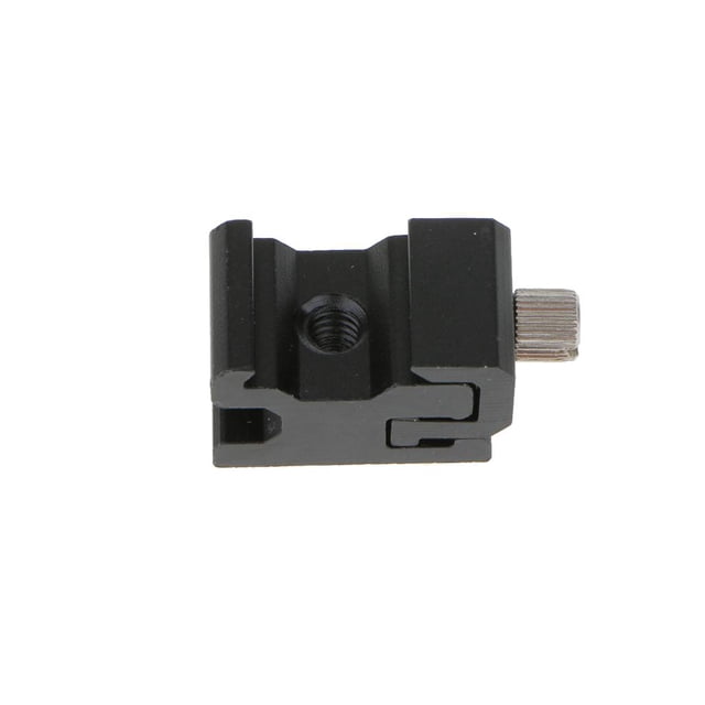 Adaptador Soporte de Flash Cámara con 1/4 -20 Tornillo de Negro de Aluminio Herramientas Hugo soportes de flash de zapata
