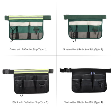 Garden Tool Belt Bags Waist Tool Apron with Pockets 600D Oxford Cloth Gardening Kit Tote Bag Home Organizer Gardening Tool Kit Holder Lawn Yard Storage Bag Carrier
