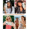thumbnail image 5 of Case Compatible with Samsung Galaxy S26 Ultra Case [Compatible with MagSafe] with White Rose Floral Design, Cute Clear Flower Phone Cover for Women Girls, Slim Bumper with Gold Accents, 5 of 5