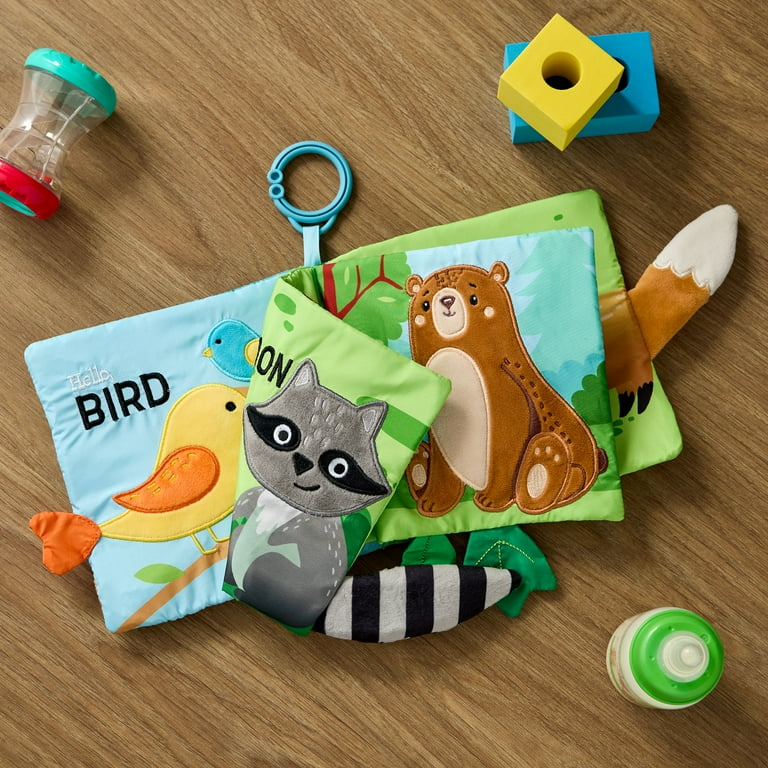 Spark Create Imagine Soft Cloth Baby Book with Crinkle Sensing