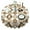 Beige And Brown, variant on Pioneer Flower Round Tablecloth 60" X 60",Wrinkle Wipeable Table Cloth for Kitchen Dining Room Picnic Patio Party