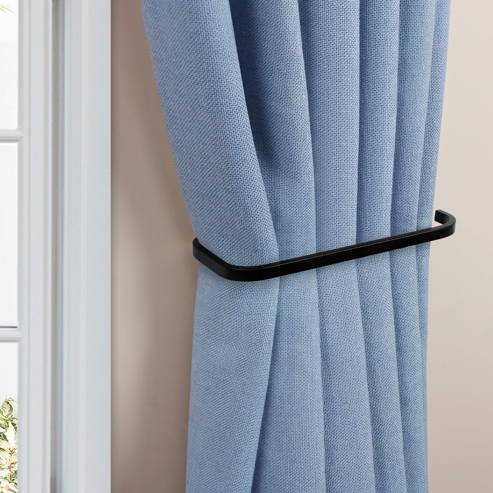 Better Homes & Gardens 2 Curtain Holdbacks, Black