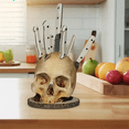 thumbnail image 3 of Knives Holder Kitchen Storage Skull Knife Holder Horror Shape Knive Holder Scary Kitchen Storage Rack, 3 of 8