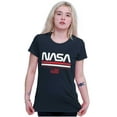 thumbnail image 3 of NASA Retro Worm Logo American Flag Men's Graphic T Shirt Tees Brisco Brands M, 3 of 4