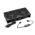 thumbnail image 1 of Router Plug and Play USB Silent Cooling Base-Dual Cooling Cooler Fan, 1 of 8