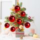 thumbnail image 4 of Fiudx Adornos Navideños, Plástico Irresponsables, Adornados con Bordes, Adornados con Mesa Festivas, Adornados con Escaleras de Chimenea, Popular Entre Celebridades, Seguro con Niños, Incluye 6 Pieza, 4 of 7