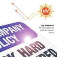 thumbnail image 6 of Work Hard Or Get Fired Sign, Company Policy Sign, 24x36 Corrugated Plastic, 6 of 7