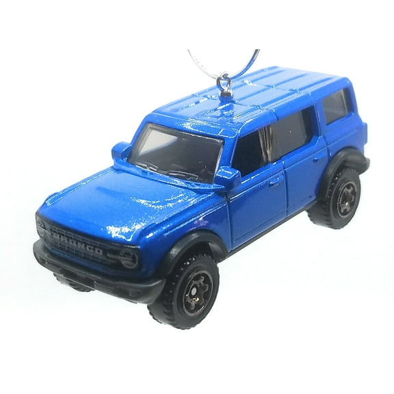 Christmas Ornament for 2021 Ford Bronco 4-Door Blue
