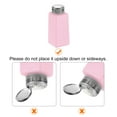 thumbnail image 4 of Uxcell 2pcs Solvent Alcohol Dispenser 250ml(8.8oz) Nail Polish Remover Push Down Liquid Dispenser Pump Bottle, Red, 4 of 6