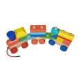 thumbnail image 2 of TISHITA Wooden Stacking Block Train Toy Building Block Set for Children 2-4 Year Old, 2 of 8