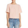 thumbnail image 1 of Dylan Gray Womens Tie-Back Pullover Blouse, Pink, Large, 1 of 1