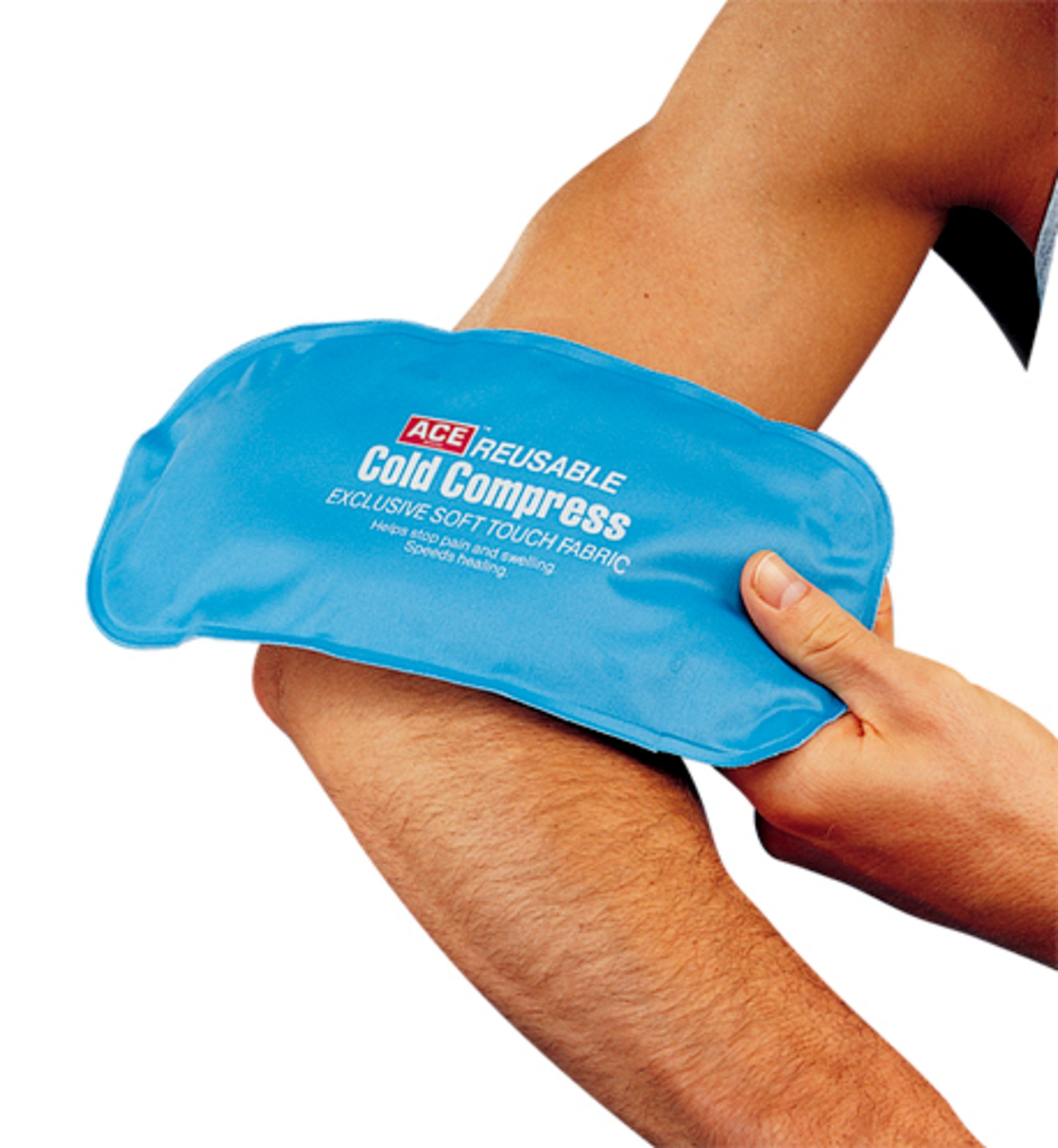 ACE Reusable Cold Compress, Small, Helps Relieve Pain caused by Sprains and Muscle Aches, Blue 1/Pack