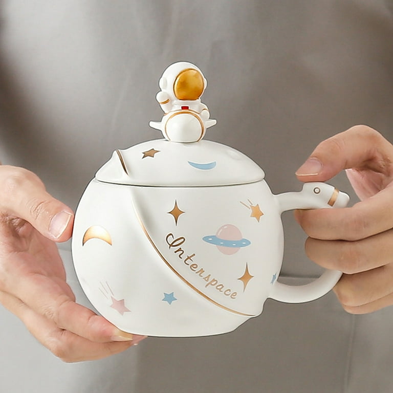 Astronaut Mug Astronaut Themed Ceramic Milk Cup With Handle - Creative  Space Coffee Mug For Hot & Cold Drinks Astronaut Cups For Party