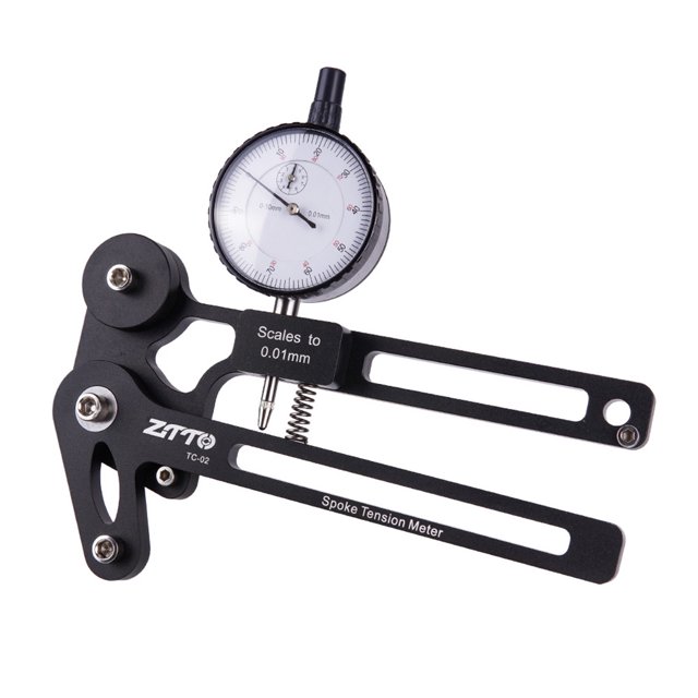 Toystoory Nuevo neumático de bicicleta, radios, medidor de tensión, rueda de bicicleta de montaña, radios, tensiómetro, probador, Ciclismo No.01