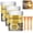 3pcs, variant on Weather Resistant Gold Paint, Water-Based Outdoor Paint 5.29oz, for Metal, for Wood, for Stone, Gold Leaf Effect, Brilliant Shine