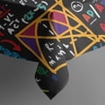 thumbnail image 5 of Math Equations Handwritten Notes Black Pattern Square Tablecloth,Waterproof Square Table Cover,Wipeable Spillproof Washable Table Cover for Home Kitchen Party Decor 42"X42"(107x107cm), 5 of 6