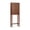 Brown, variant on Teamson Home Tremolo Modern Boho Over Toilet Storage Cabinet with 2 Push-Open Doors, Sturdy Shelves, Solid Wood & Fluted Fronts