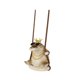 thumbnail image 4 of Accesorio colgante para espejo de coche, diseño de cocodrilo oscilante, divertido colgante para coche. Marrón con accesorios, 4 of 9