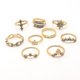 thumbnail image 5 of 17 unids/set anillo de moda YONGSHENG color oro estilo Bohemia, 5 of 5