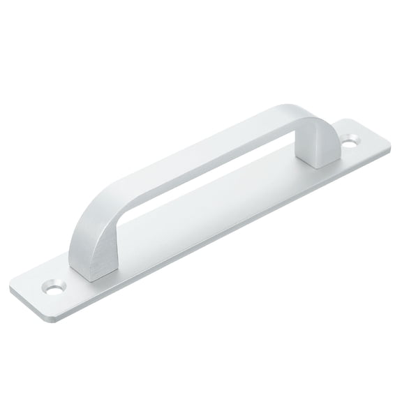 1 Pack Barn Door Handle, 5.79 Door Pull Handles, Patio Gate Handle, Silver