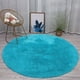 thumbnail image 2 of Wool Imitation Sheepskin Rugs Faux Non Slip Bedroom Shaggy Carpet Mats, 2 of 2
