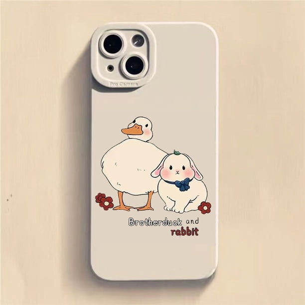 Funda de silicona suave con dibujos animados para Xiaomi, funda de pato para Mi 12, 11 Lite, 13, 12 T, 11T, Poco X5, X4, X3 Pro, F5, Note 12 Redmi, Turbo 11, 10, 9 qiuyongmign unisex